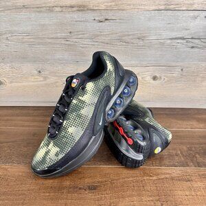 Nike Air Max Dn Camo Mens Size 11 Black Metallic Silver Olive Aura IB3078 010